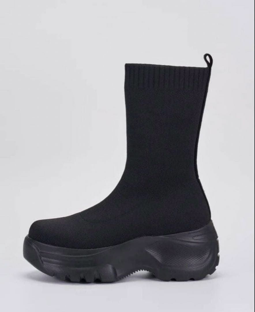 鈴木亜美　ニットブーツ　Sサイズ
