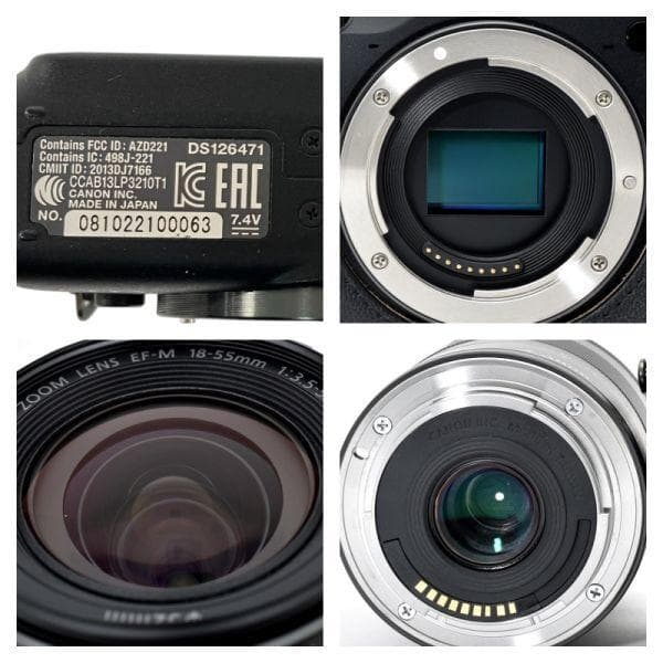 【美品】キャノン Canon EOS M2 EF-M レンズキットミラーレス一眼
