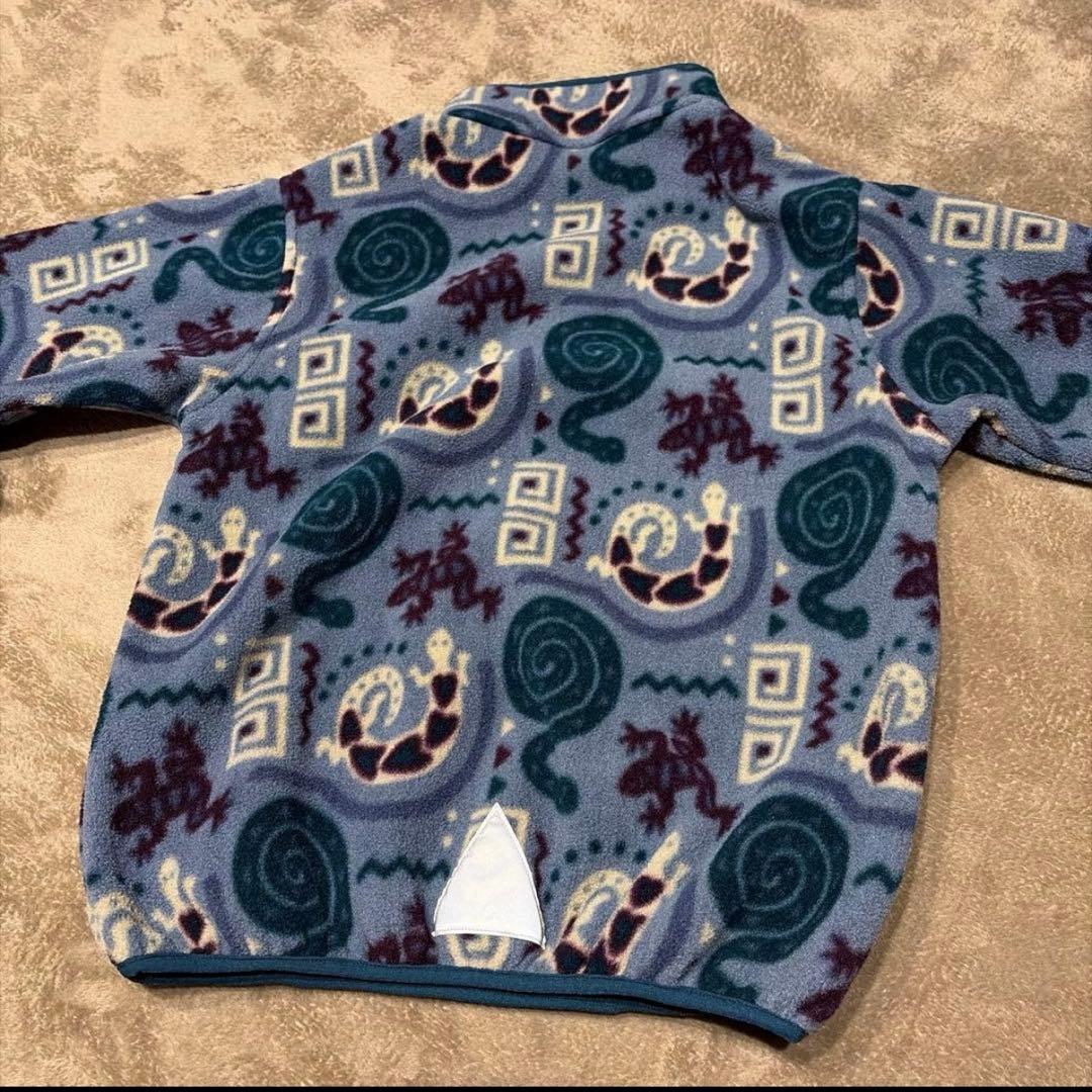 a*様 【80-90s USA製】L.L.Bean 総柄フリース キッズXL 希