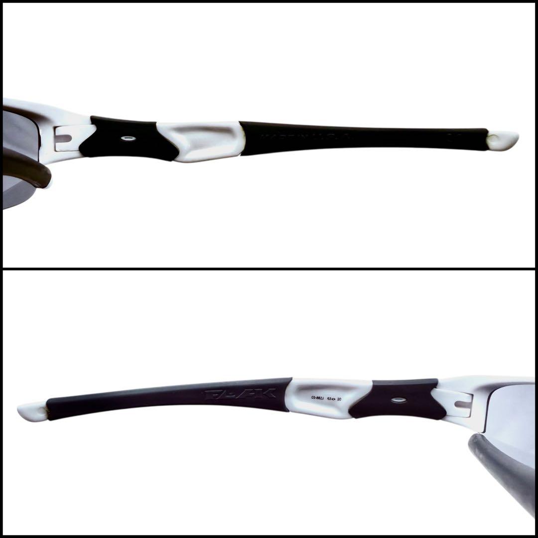 【美品】OAKLEY オークリー　フラックジャケット　スポーツサングラス　野球