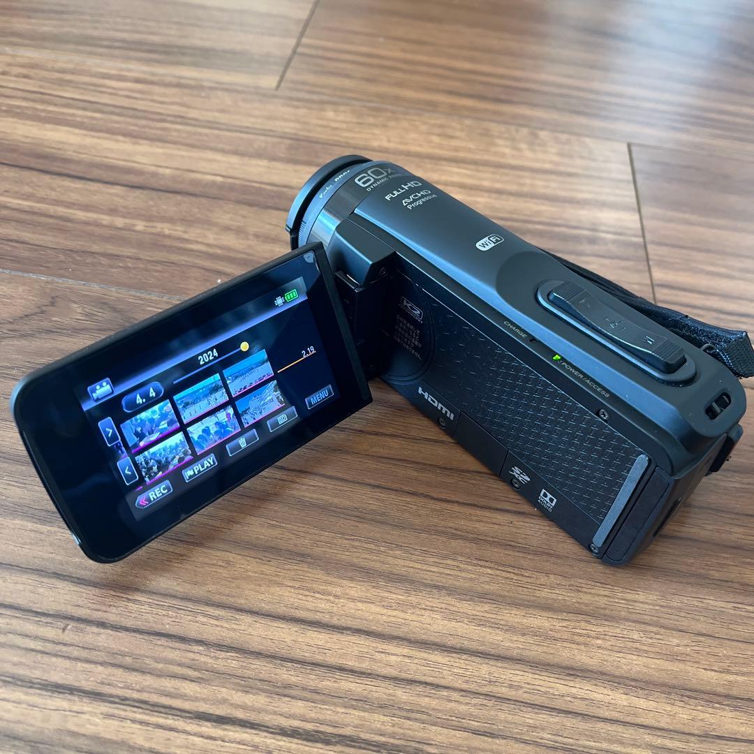 【防水・防塵】JVC Everio R ブラック　ビデオカメラ