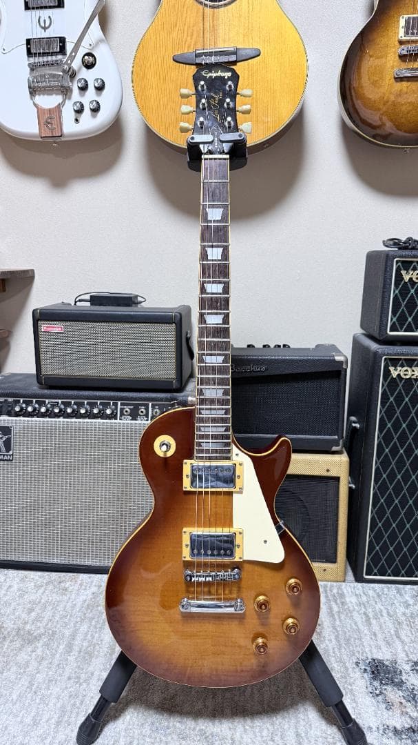 EPIPHONE LES PAUL STD ネック補修 MOD 韓国製