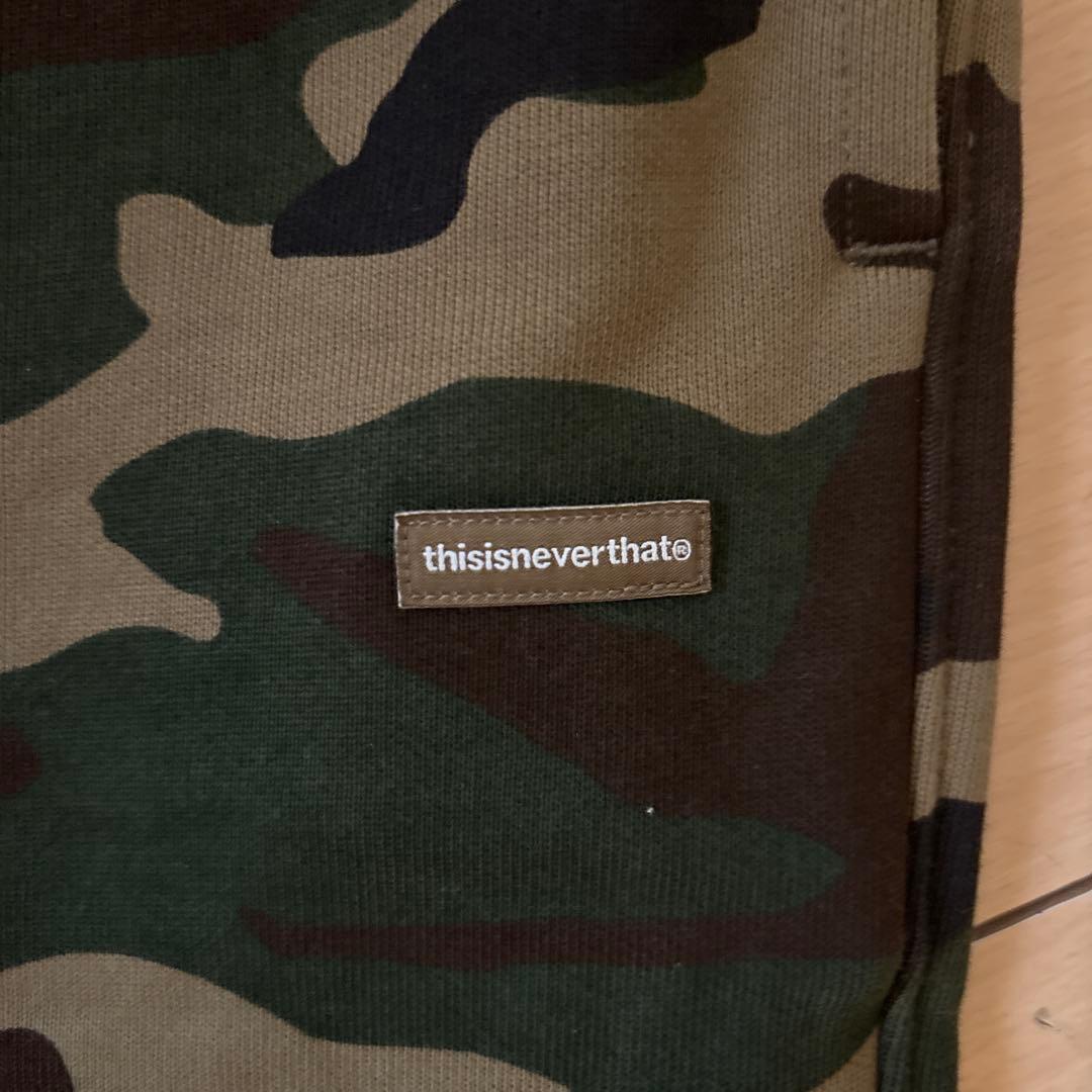 バギー迷彩　良品　thisisneverthat スウェットパンツカモ柄　正規品