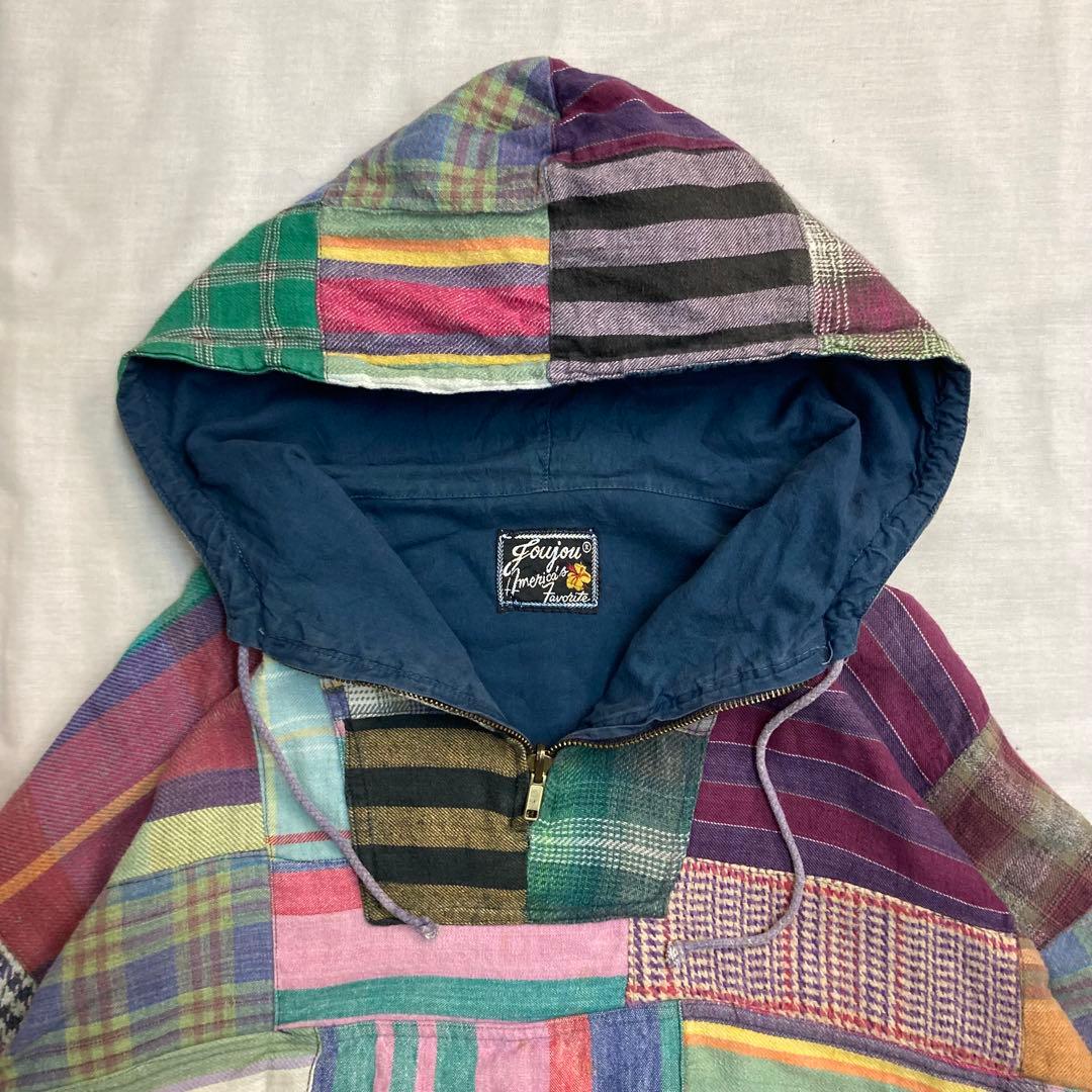 ジャケット・アウター 1990s Vintage,patchwork,pullover Hoodie