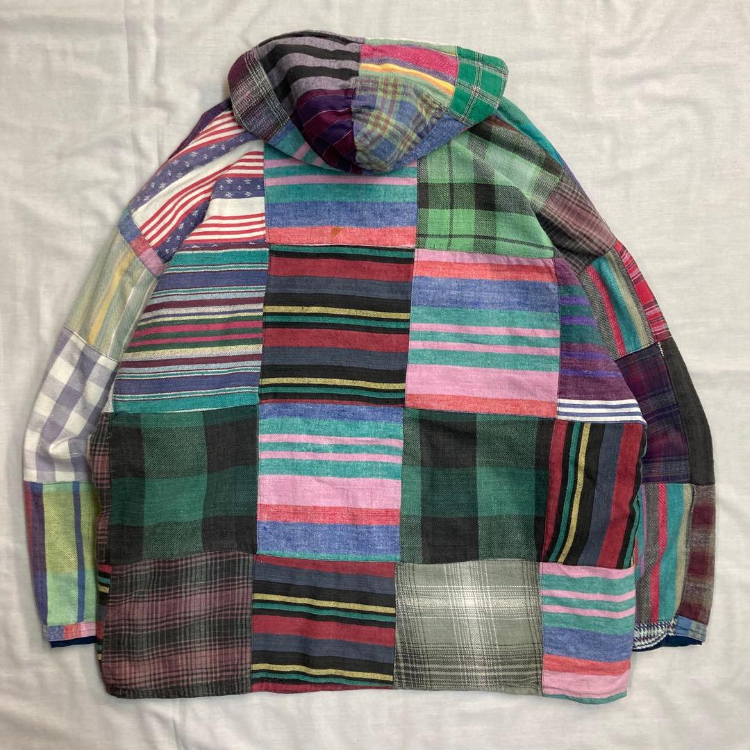 ジャケット・アウター 1990s Vintage,patchwork,pullover Hoodie