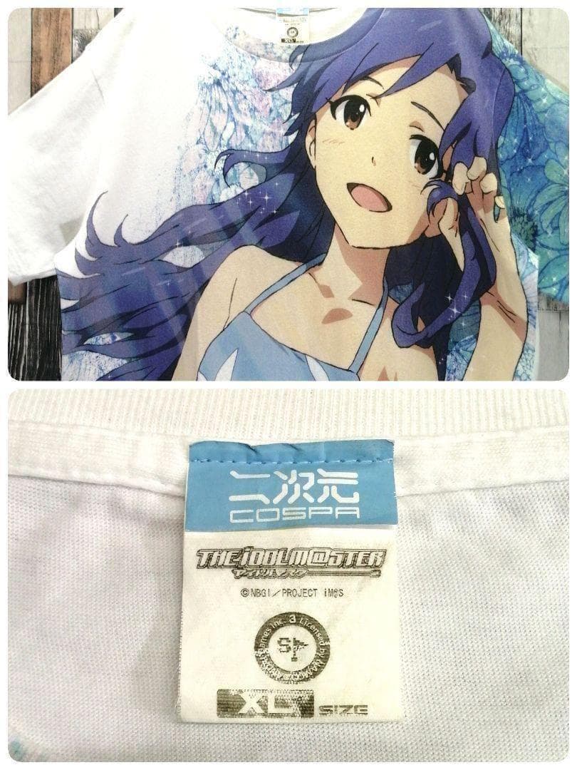 COSPA　コスパ　アイドルマスター　Tシャツ　アニメ　如月千早　フルグラ