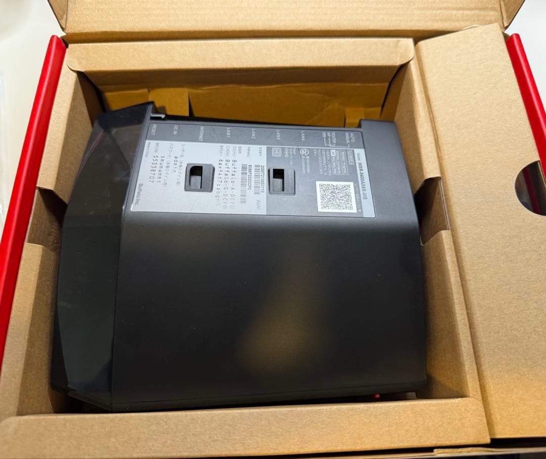 ルーター・ネットワーク機器 BUFFALO AirStation WSR-5400AX6S-MB