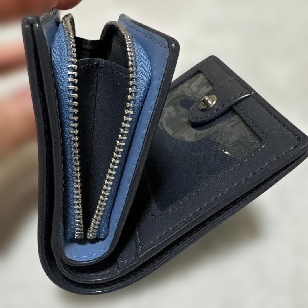 サ*イ様 〔COACH 〕コーチ♡イルカ二つ折り財布 未使用品♡ミントグリーンハ