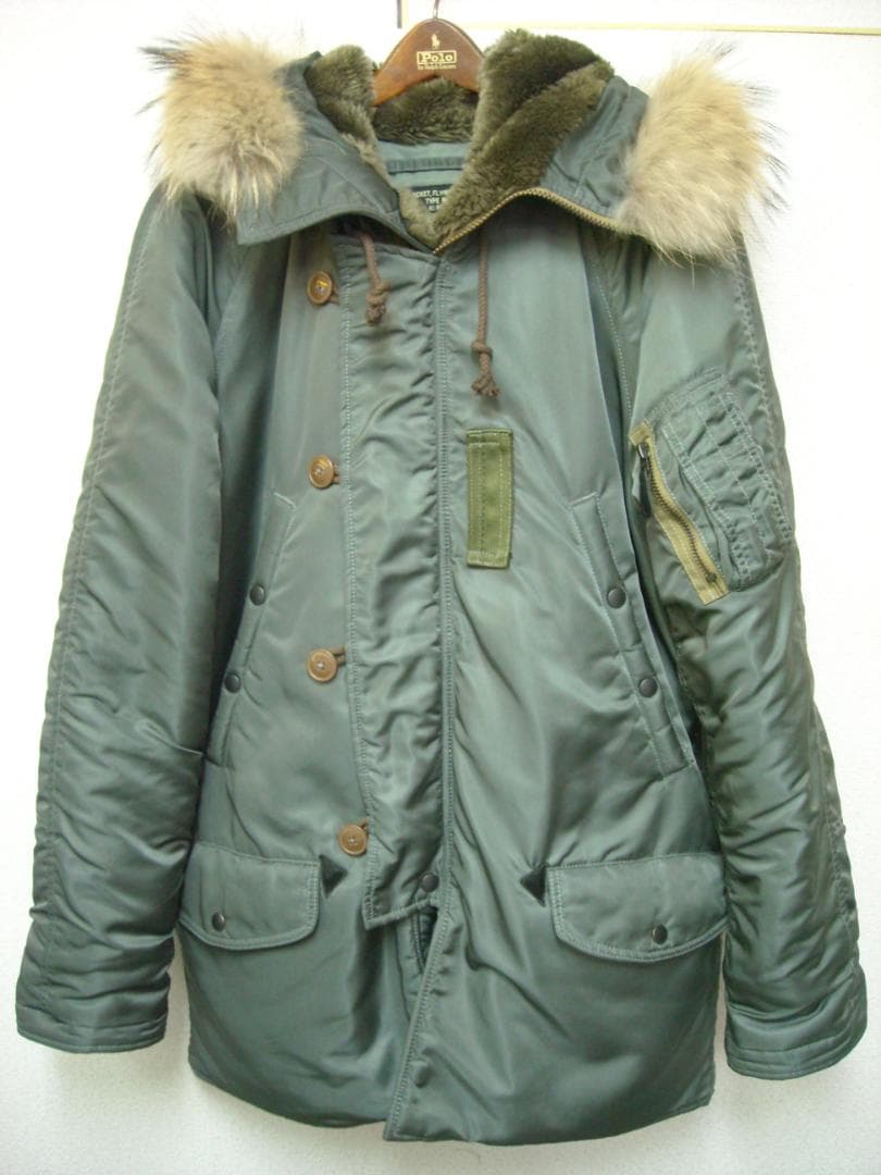 N-3B冬最強良品☆XL☆AVIREX/VINTAGE☆へイルメリーマガジン掲載