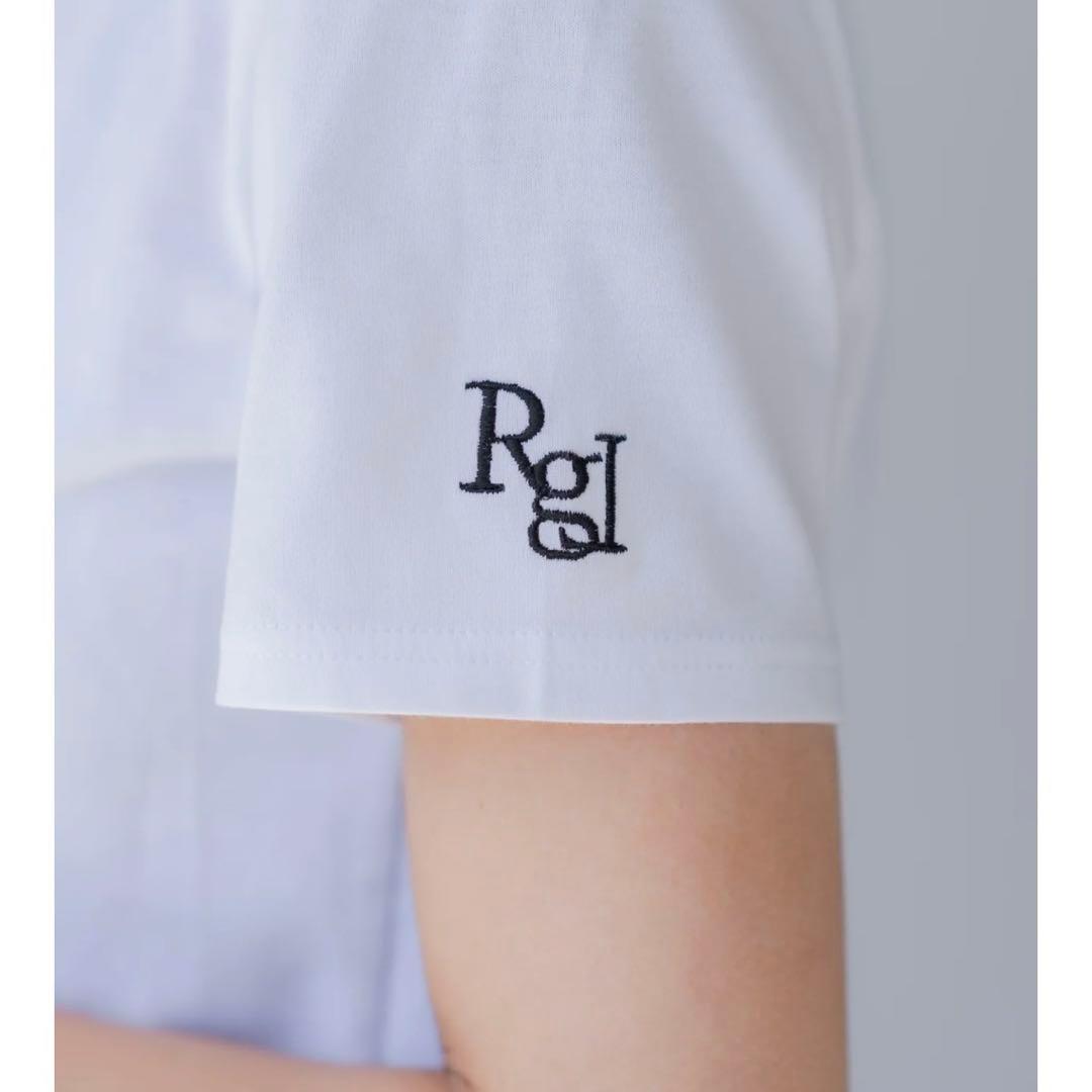 【ほぼ未使用】リグリームregleam ロゴ入りベーシックTシャツ　M ホワイト