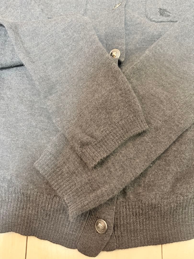 BURBERRY グレー カーディガン 38
