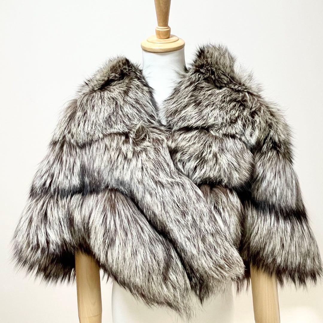 【美品】SAGAFOX 超大判ショール ストール