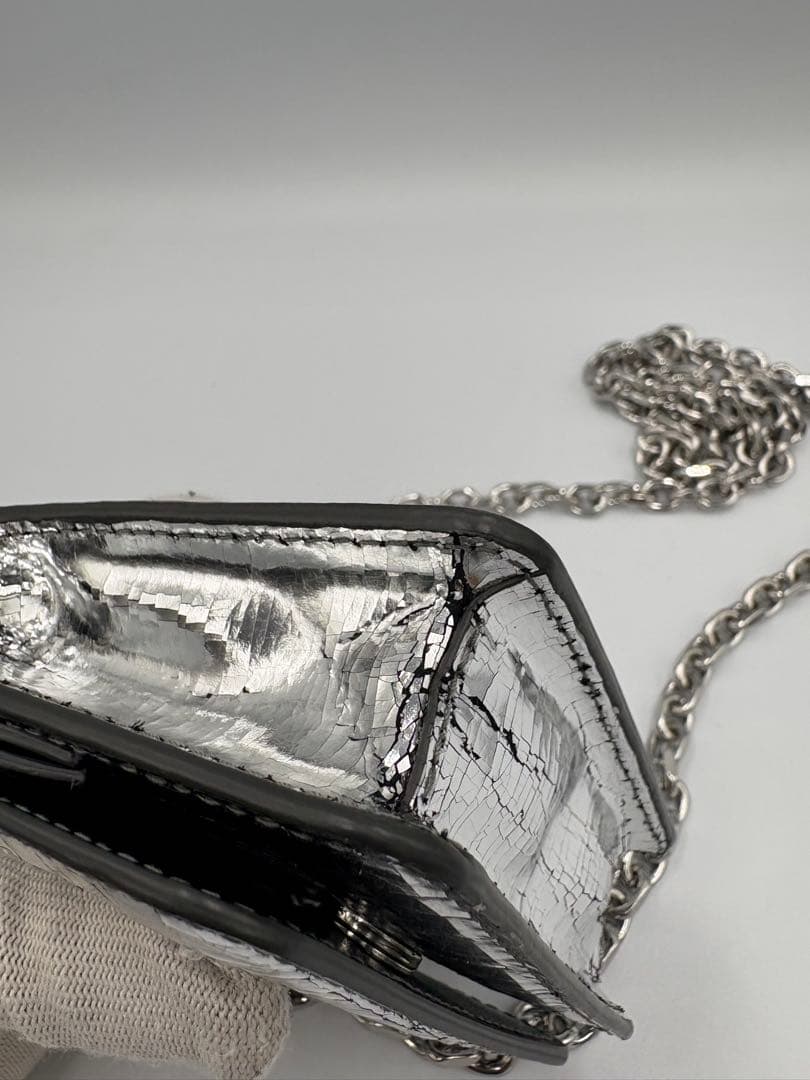Maison Margiela メゾンマルジェラ ミラー加工 チェーンウォレット