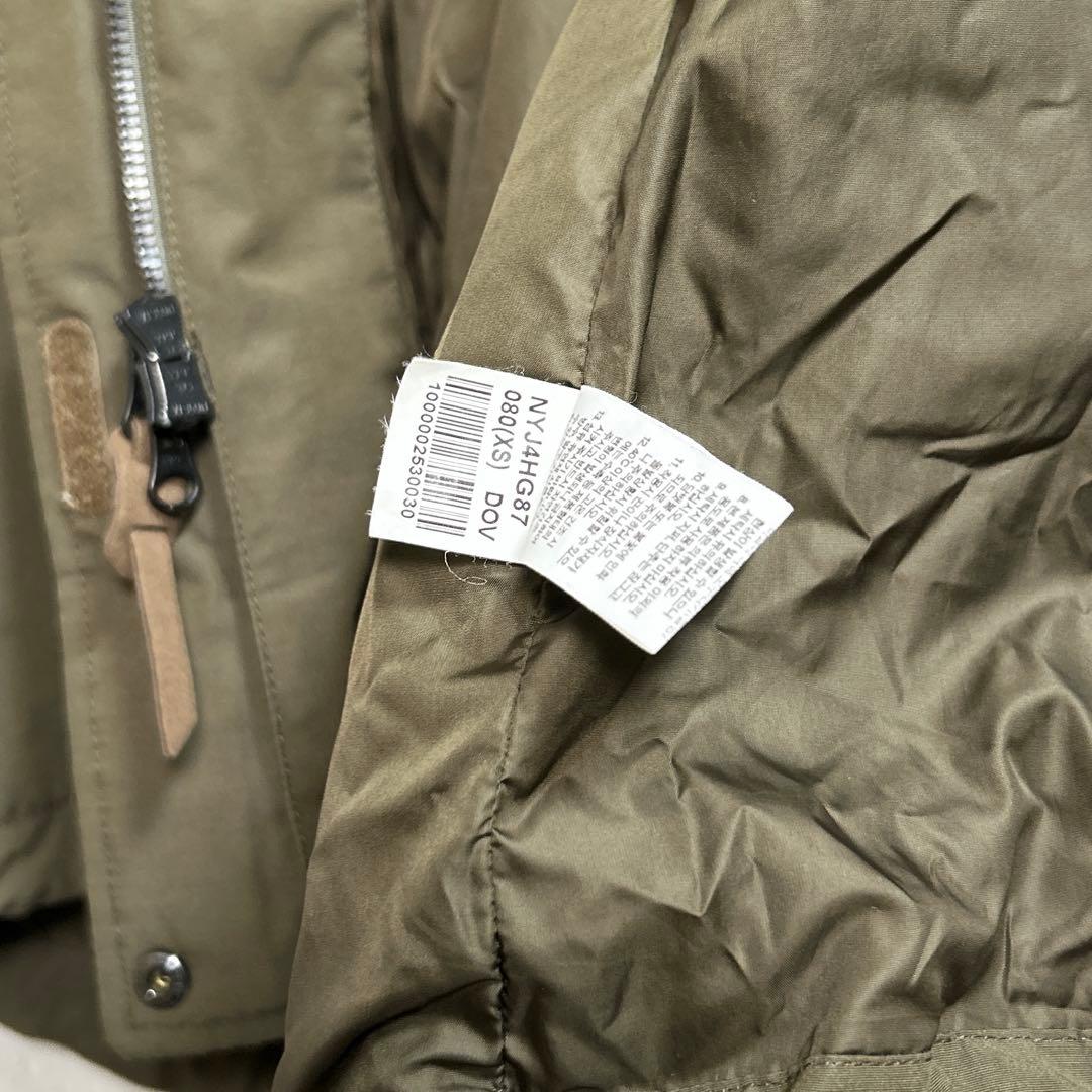 THE NORTH FACE ノースフェイス　モッズコート　カーキ　80 XS