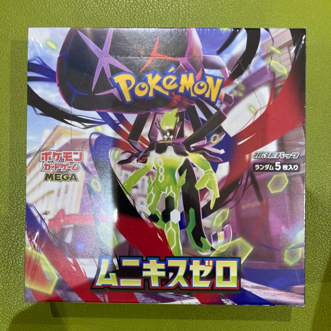 「未開封」ポケモンカードゲーム ムニキスゼロ1BOX シュリンク付き