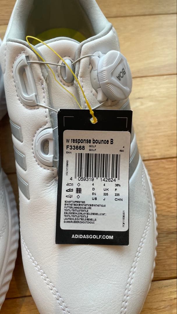 値下げ⭐︎新品未使用　adidas ゴルフシューズ　22.5cm