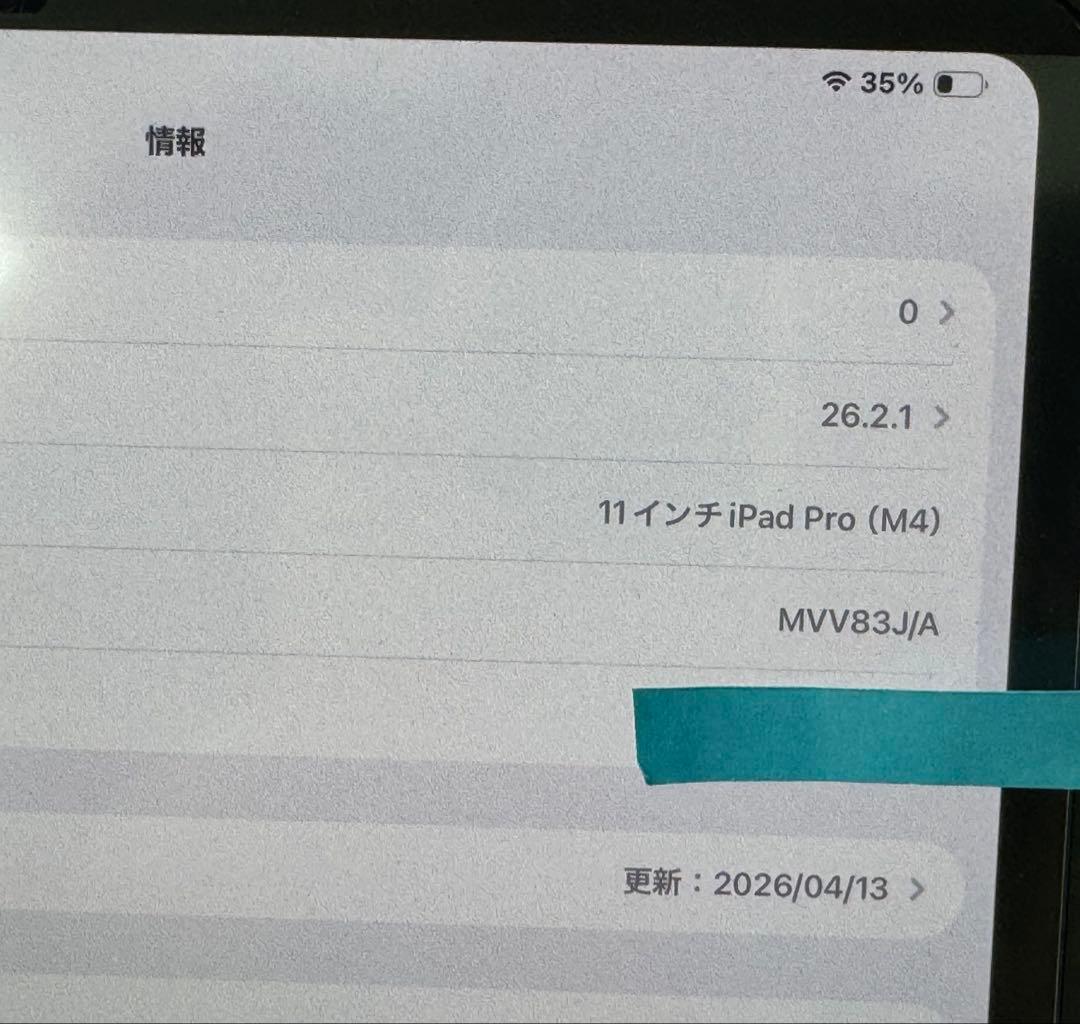iPad Pro11インチ M4 256GB + Pencil Pro +おまけ