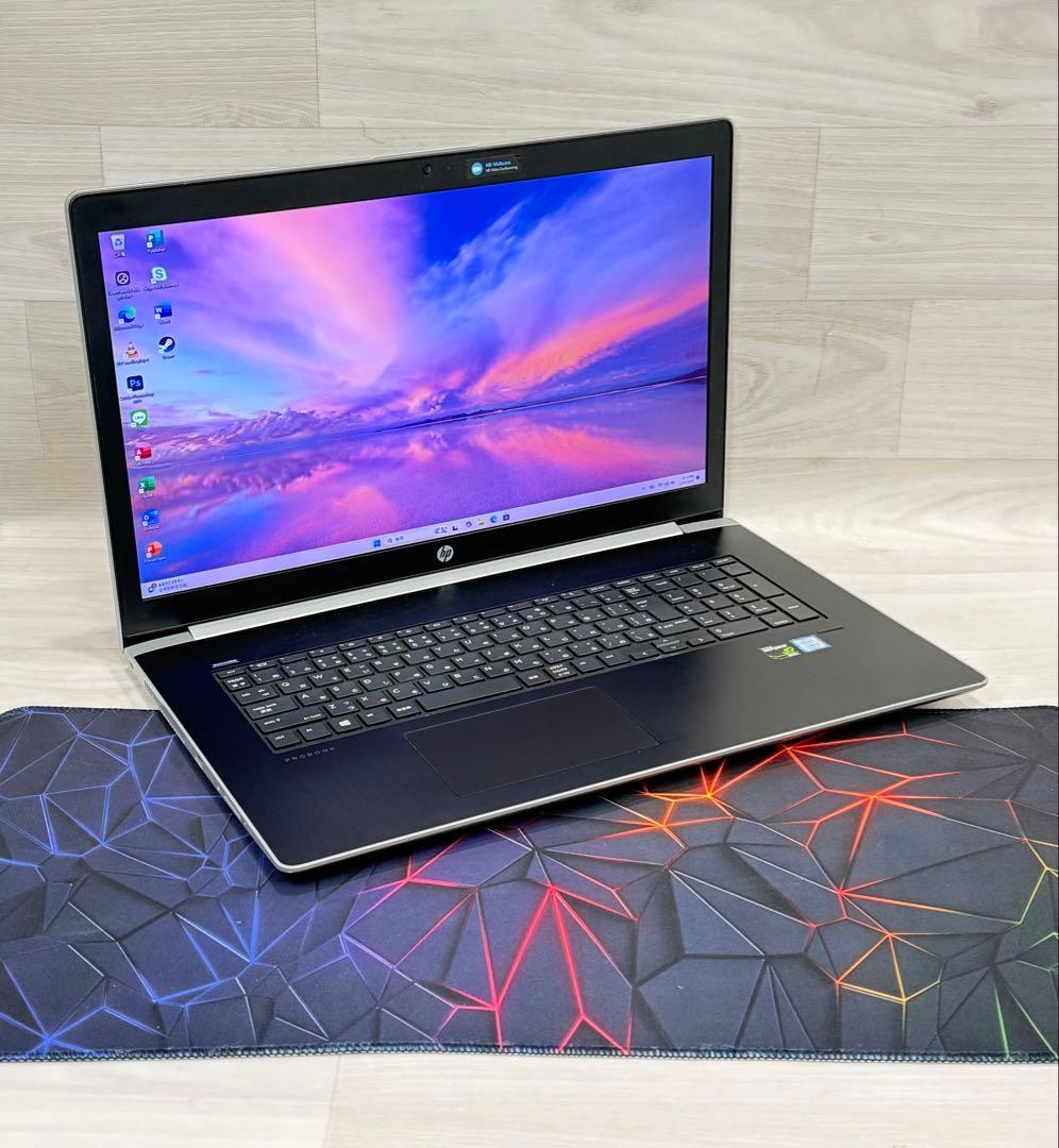 HPノートPC NVIDIA搭載i7/16GB/256+1TBフルHD17インチ