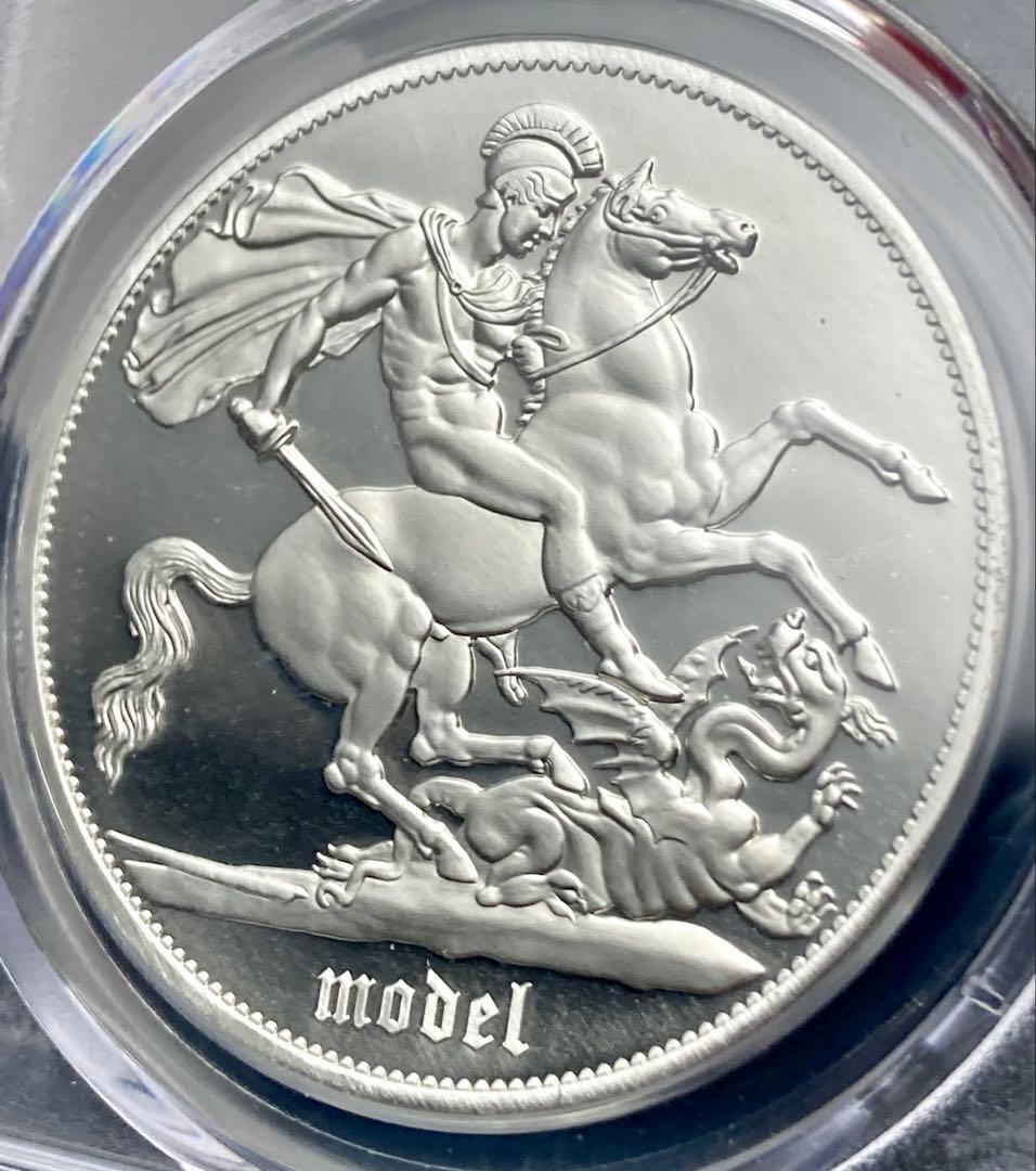 【PCGS PR66DCAM】1851年 ヴィクトリア ゴチッククラウン 錫製