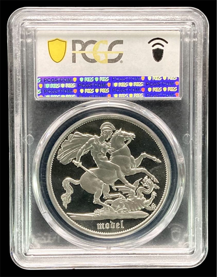 【PCGS PR66DCAM】1851年 ヴィクトリア ゴチッククラウン 錫製