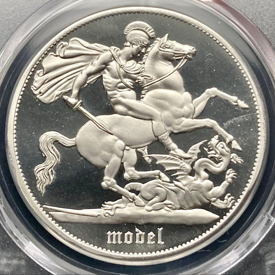 【PCGS PR66DCAM】1851年 ヴィクトリア ゴチッククラウン 錫製