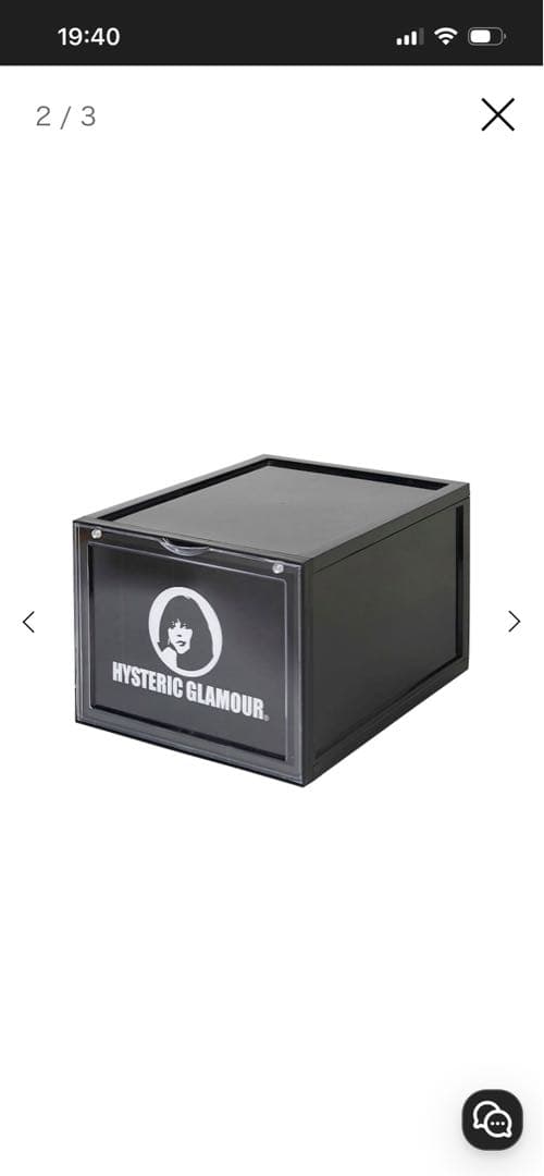 HYSTERIC GLAMOUR CIRCLE WOMAN シューズケース2個