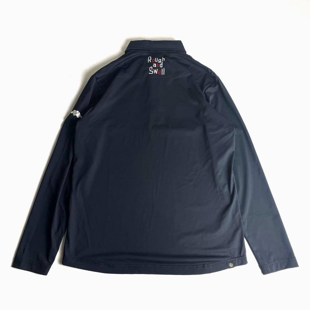 て*ん様 rough&swell POLO ポロシャツ 長袖 ゴルフウェア 割引