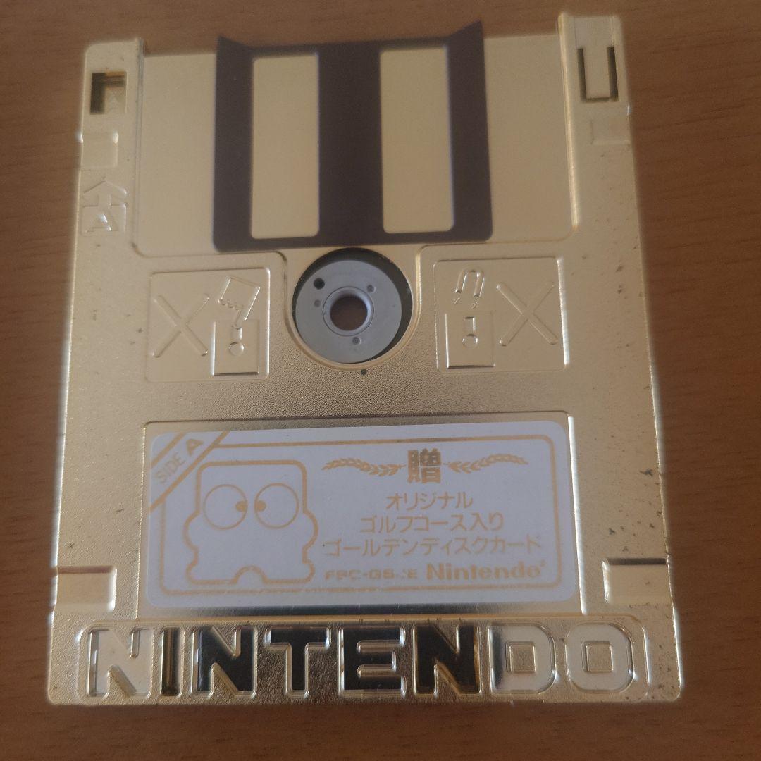 任天堂　ディスクシステム　ゴールドディスク　マリオゴルフ　JAPAN