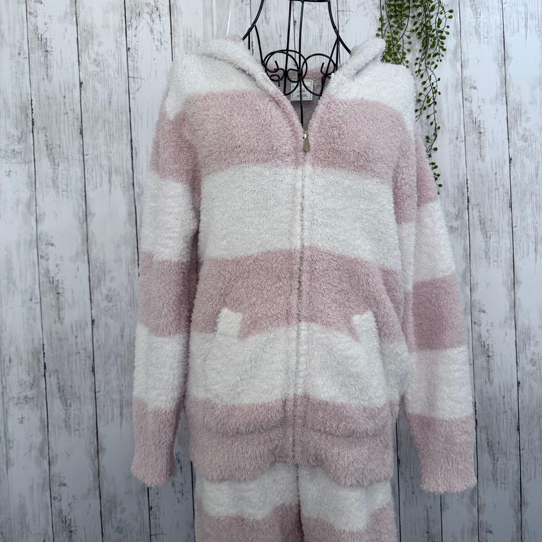 ジェラートピケ ♪ Fサイズ ボーダー ふわもこ 上下セットアップ 極美品