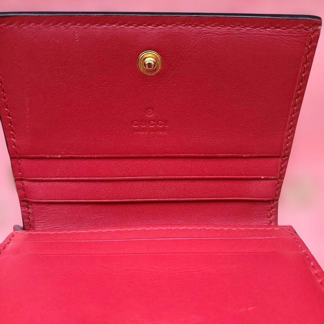 GUCCI グッチ　ミスティックキャット　二つ折り財布 猫