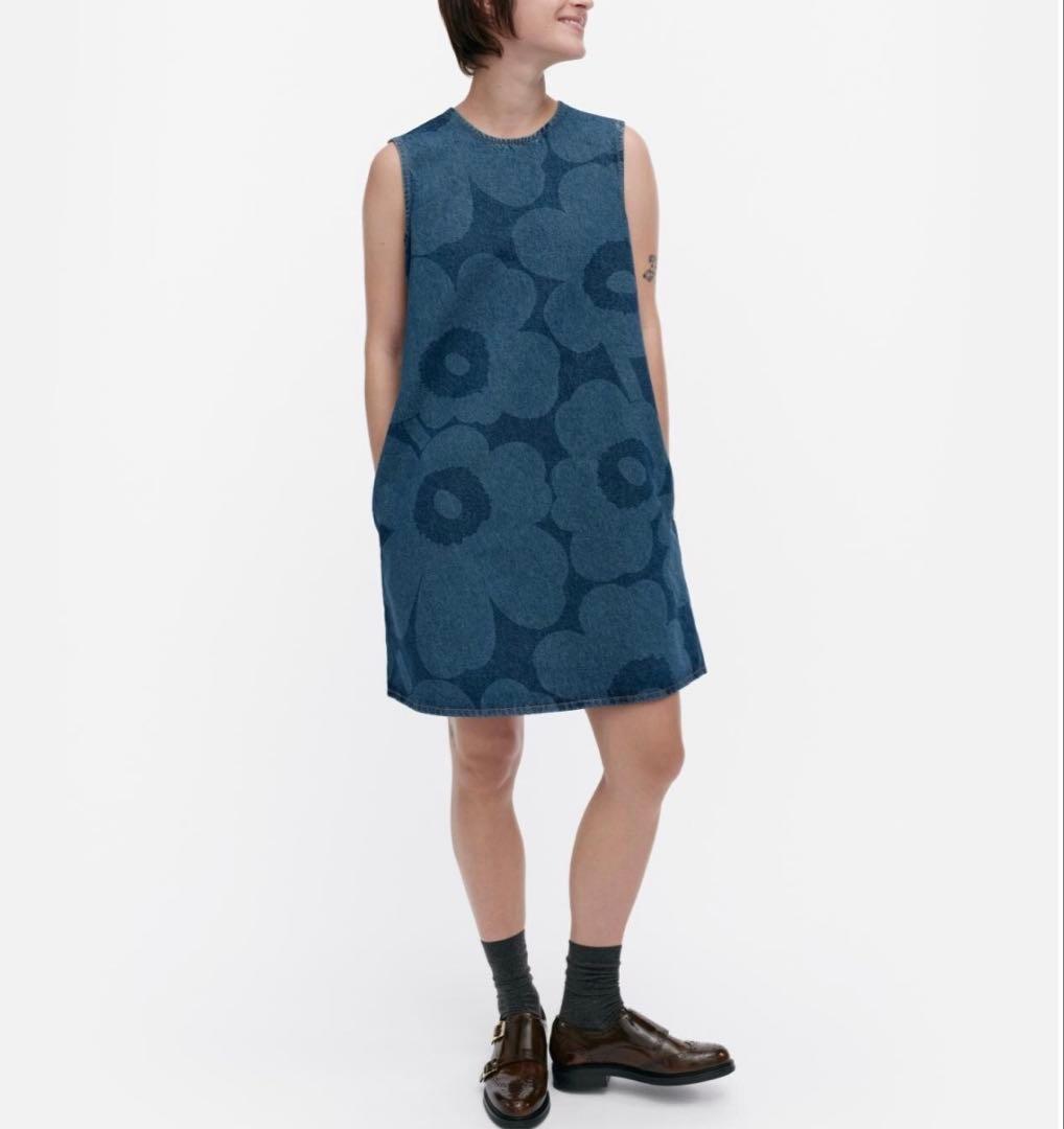 マリメッコ Maridenim unikko ワンピース デニム