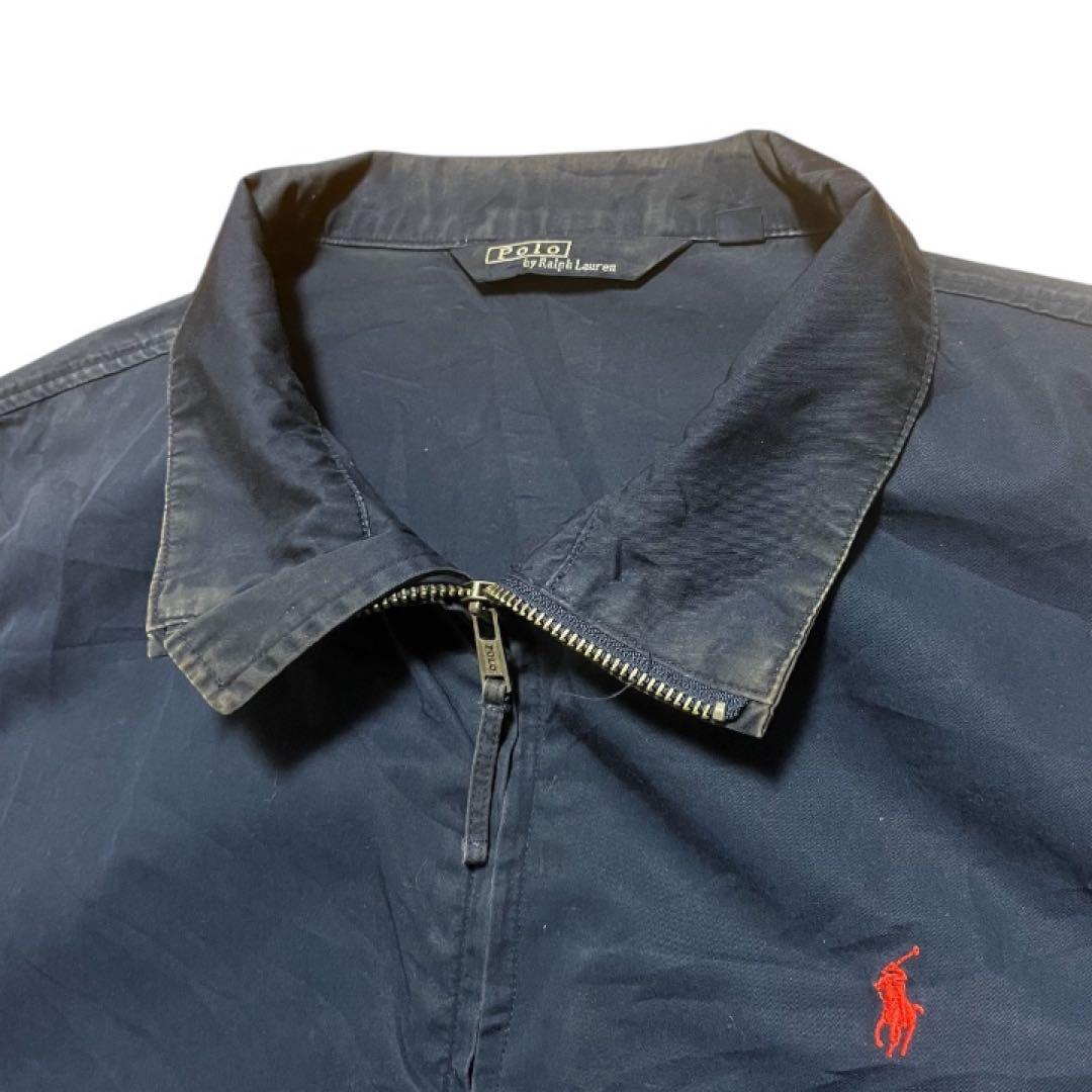 破格 90s Polo Ralph Lauren navy swingtop
