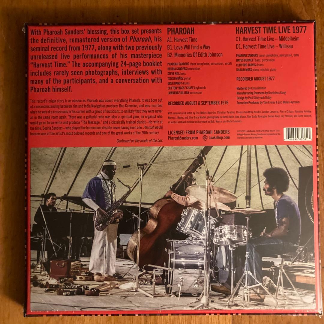 未開封 Pharoah Sanders PHAROAH LP 24Pブックレット