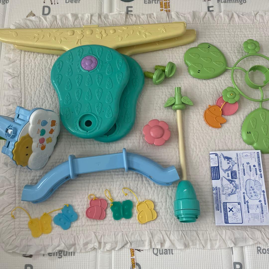 美品　プーメリー ベビージム えらべる回転 6WAY ジムにへんしんメリー