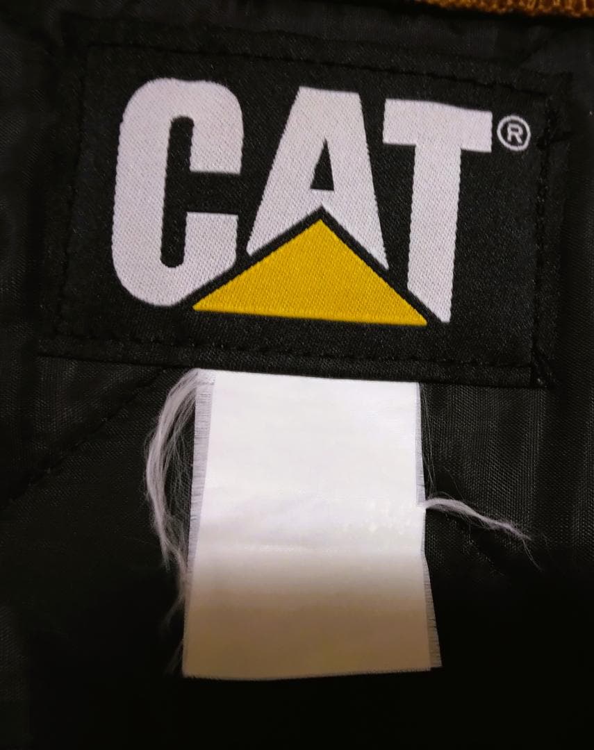 CAT ダックベスト USA製 90s キャタピラー 中綿
