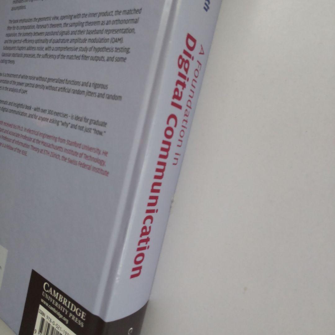 洋書 A Foundation in Digital Communication