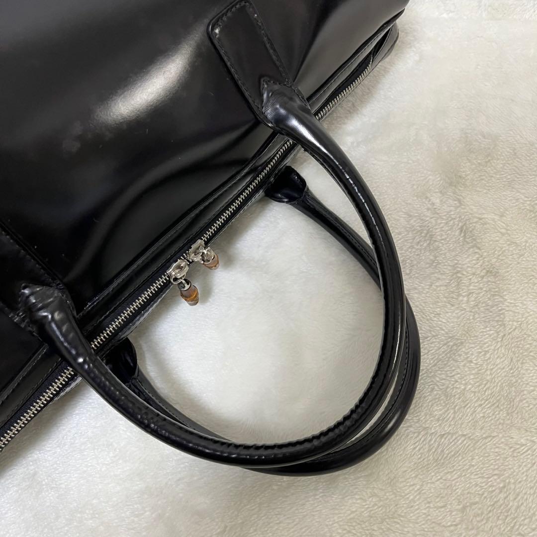 GUCCI バンブー ボストンバッグ オールドグッチ レザー ヴィンテージ