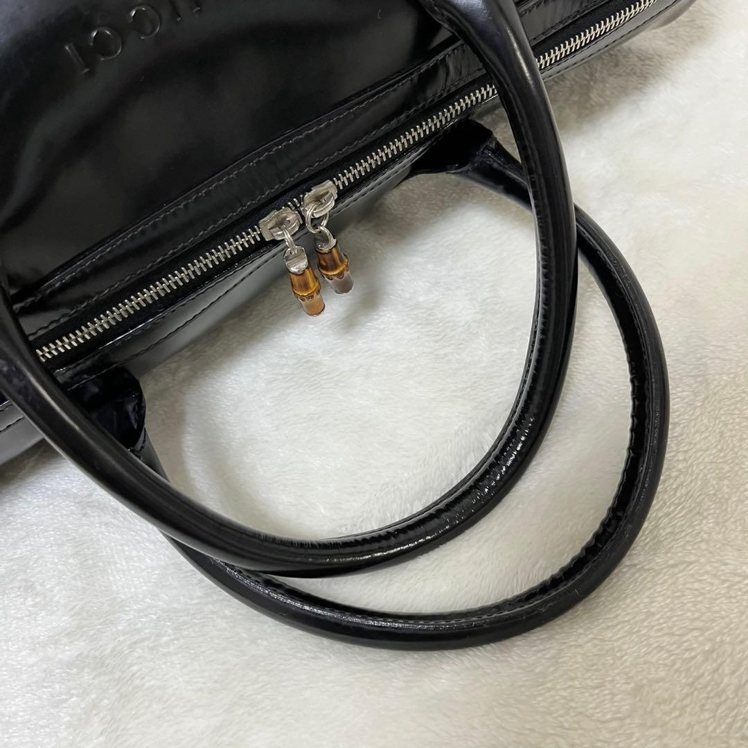 GUCCI バンブー ボストンバッグ オールドグッチ レザー ヴィンテージ