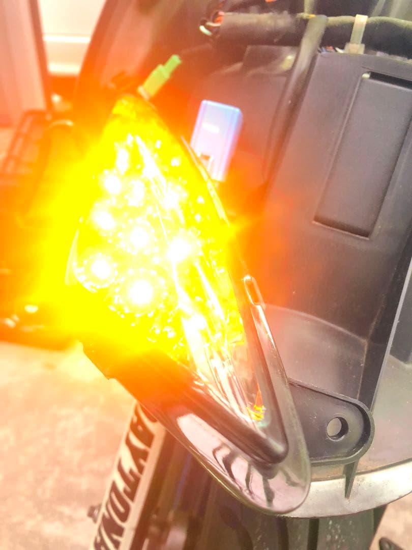 アドレスv125s L0 LEDスモークウインカー　オマケ付き