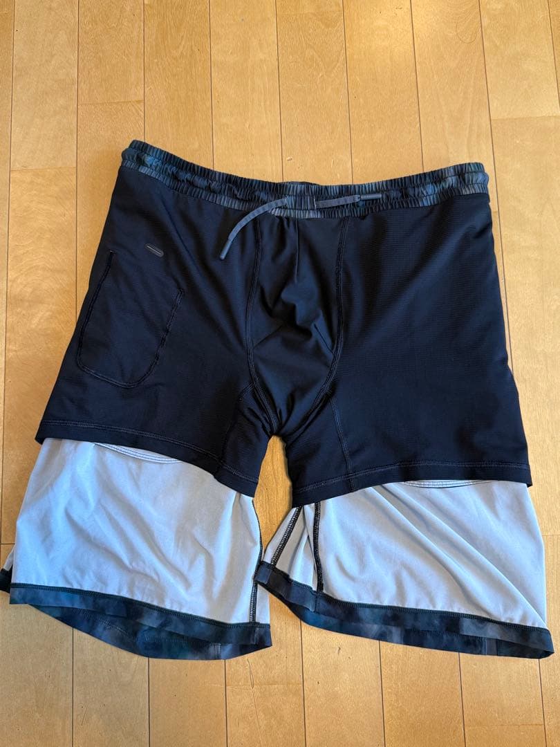 ルルレモン Tシャツ＆ハーフパンツセット メンズXL