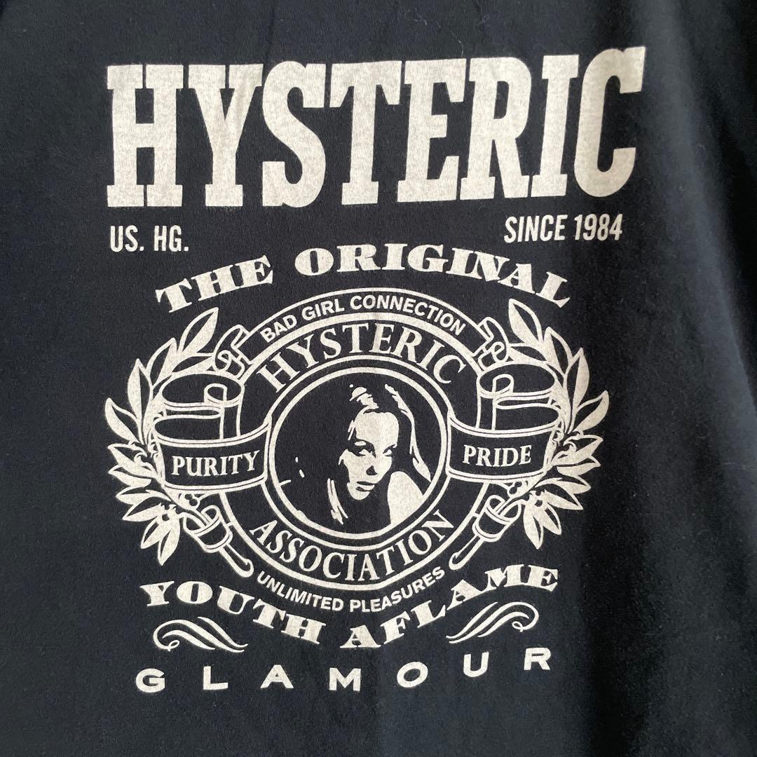 ヒステリックグラマー 総柄プリントTシャツ