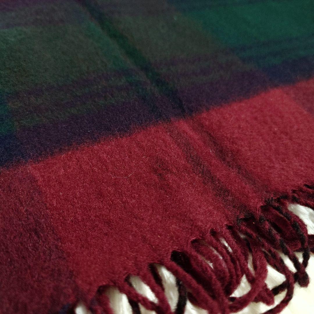美品✨JOHNSTONS OF ELGIN 大判 ストール カシミヤ チェック