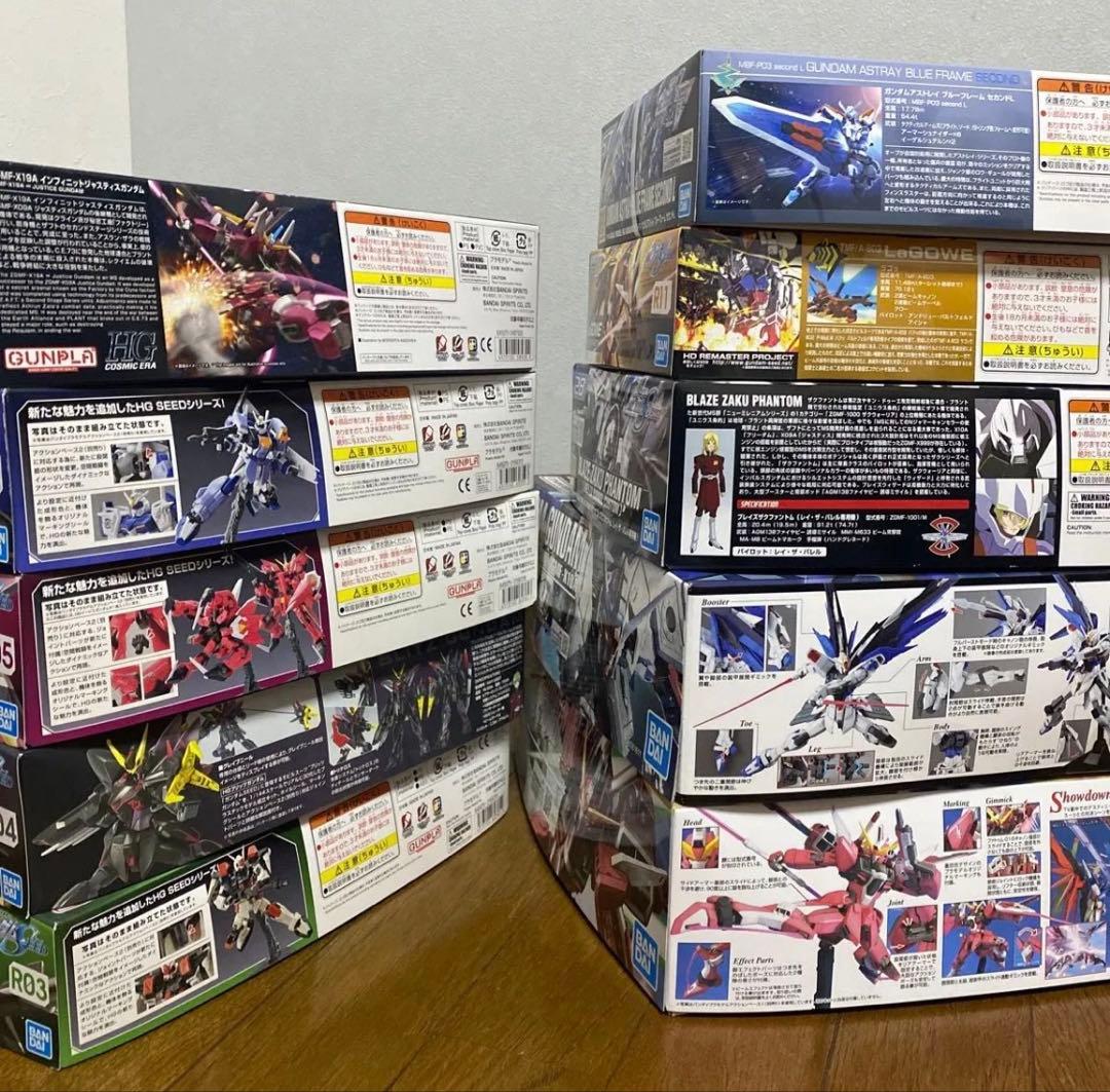 り*う様 SEED/DESTINY MG/HG ガンプラ 10点まとめ売り ジャ