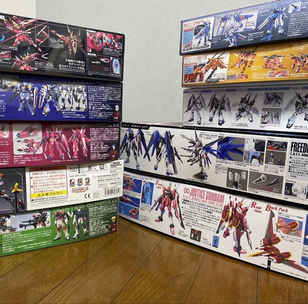 り*う様 SEED/DESTINY MG/HG ガンプラ 10点まとめ売り ジャ