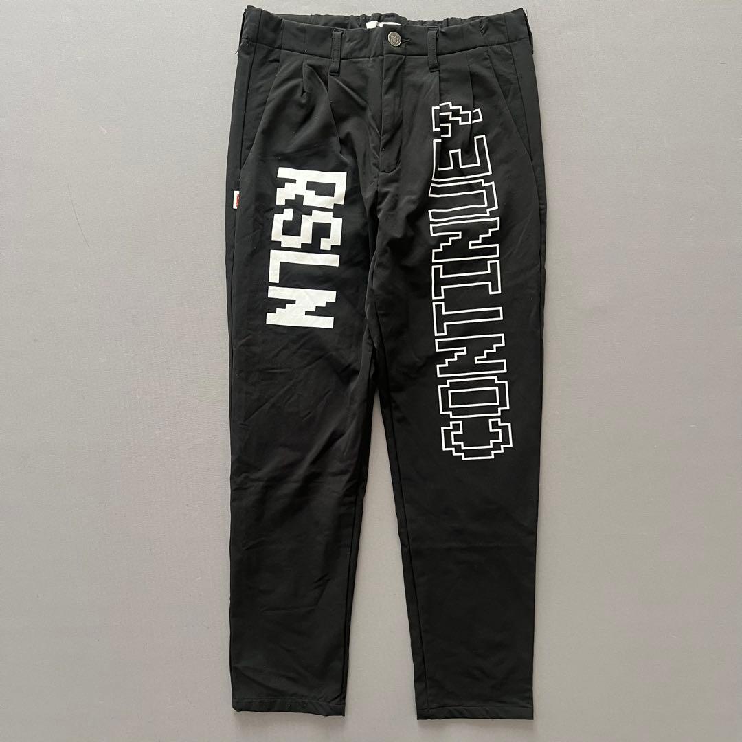 Russeluno ラッセルノ　ナイロンパンツ　ストレッチ　メンズ　ゴルフ　黒