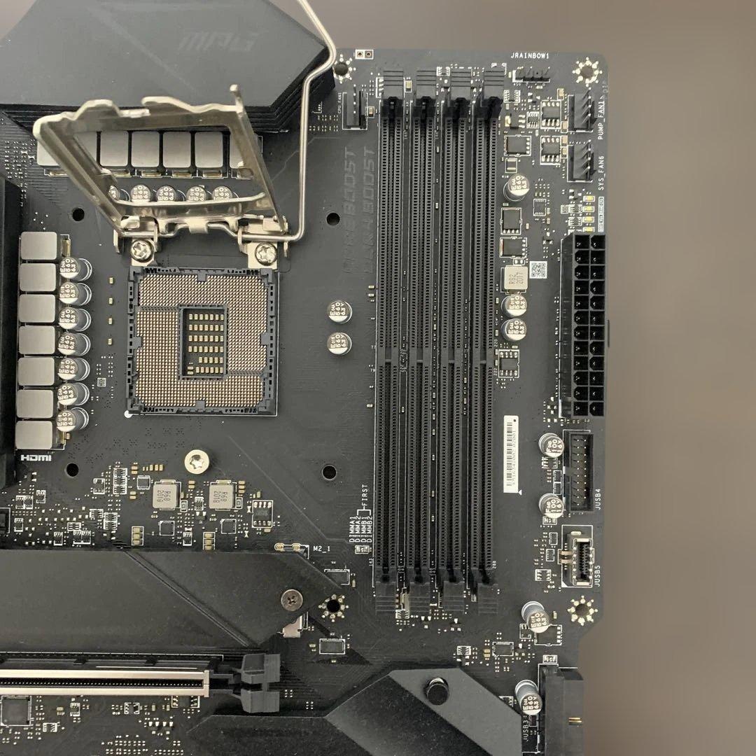 MSI Z490 GAMING PLUS BIOS起動確認