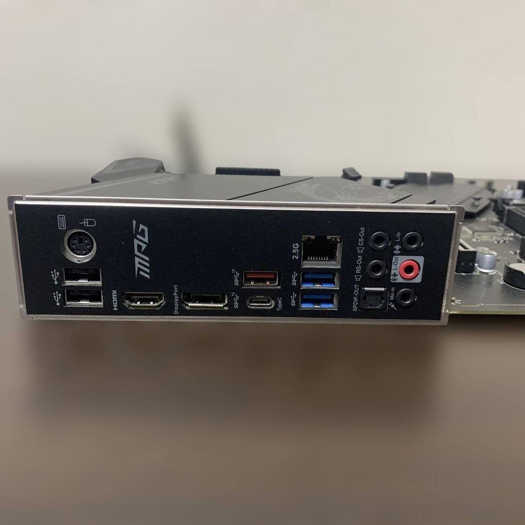 MSI Z490 GAMING PLUS BIOS起動確認