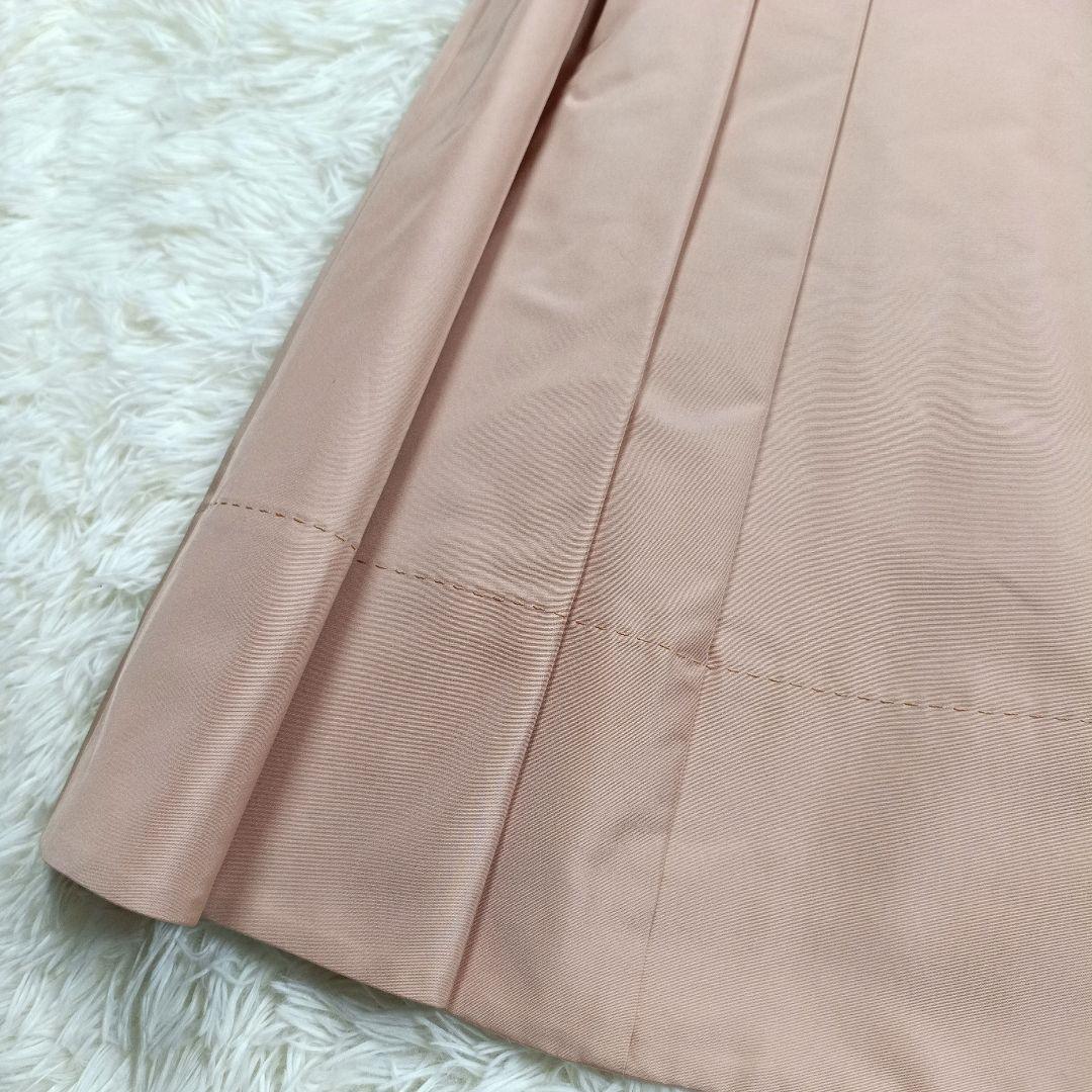 近年 美品✨フォクシー　シルク100 ロングスカート　ミモザ　アンティークローズ