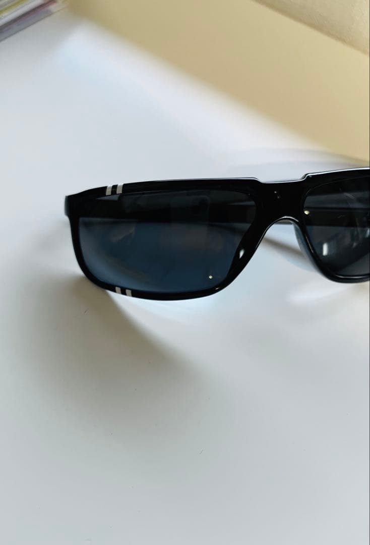 Christian Dior サングラス　ストライプ　ライン入り 黒