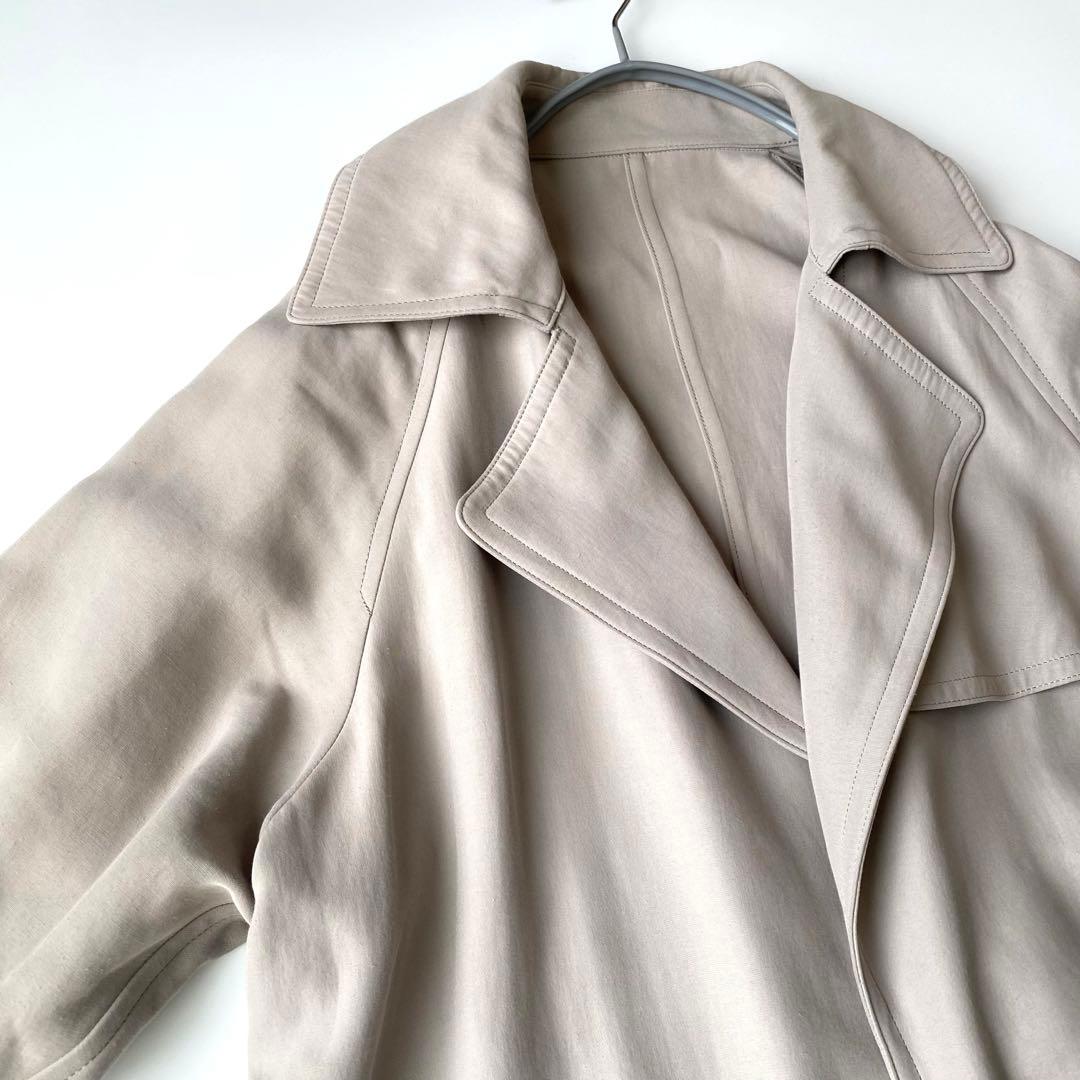 IENA 定価4万円 アセテートコットンオーバーチェスターコート/トレンチコート